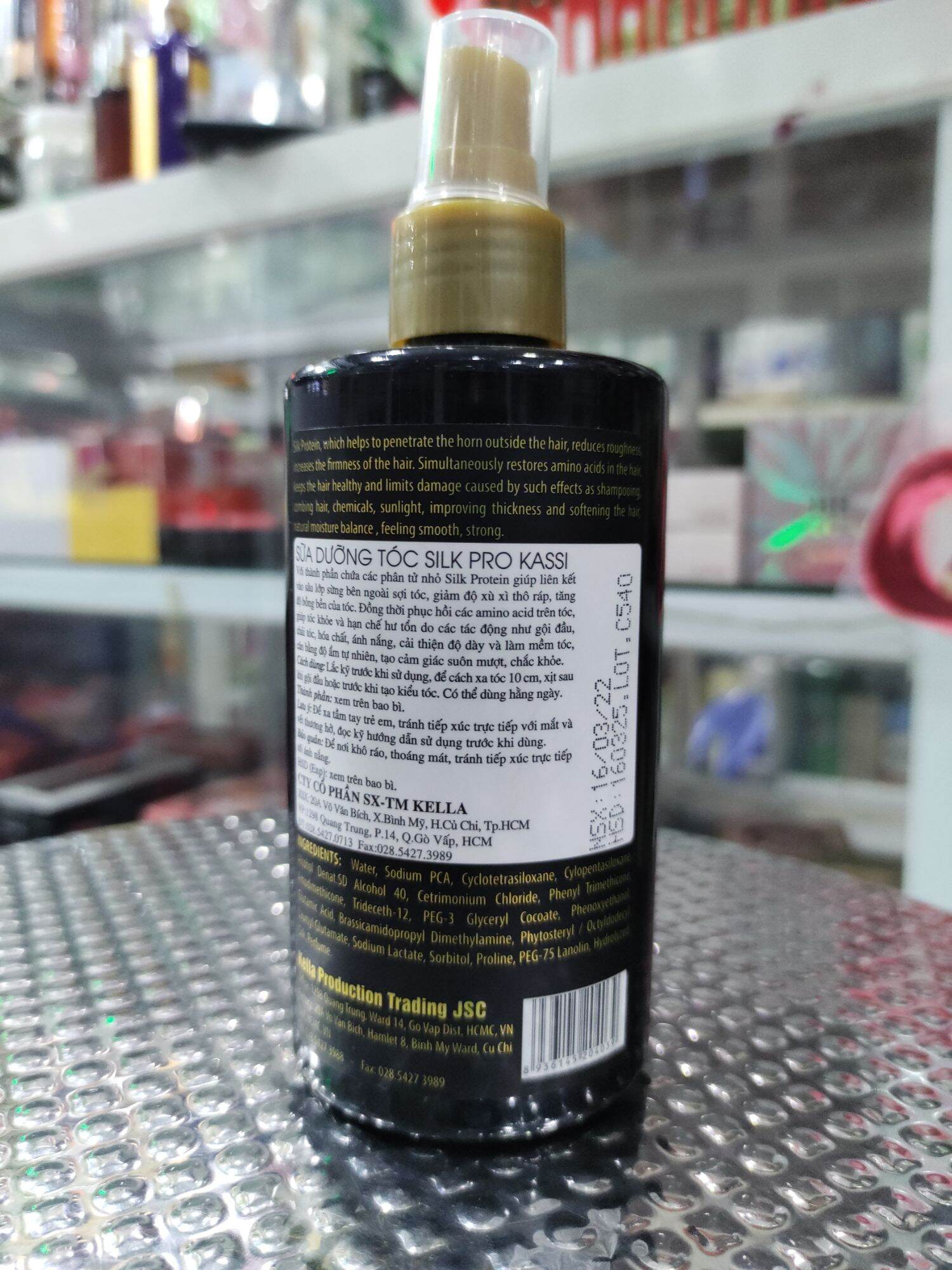 Sữa / Xịt dưỡng tóc Kassi 250ml Silk Pro Hair Spay