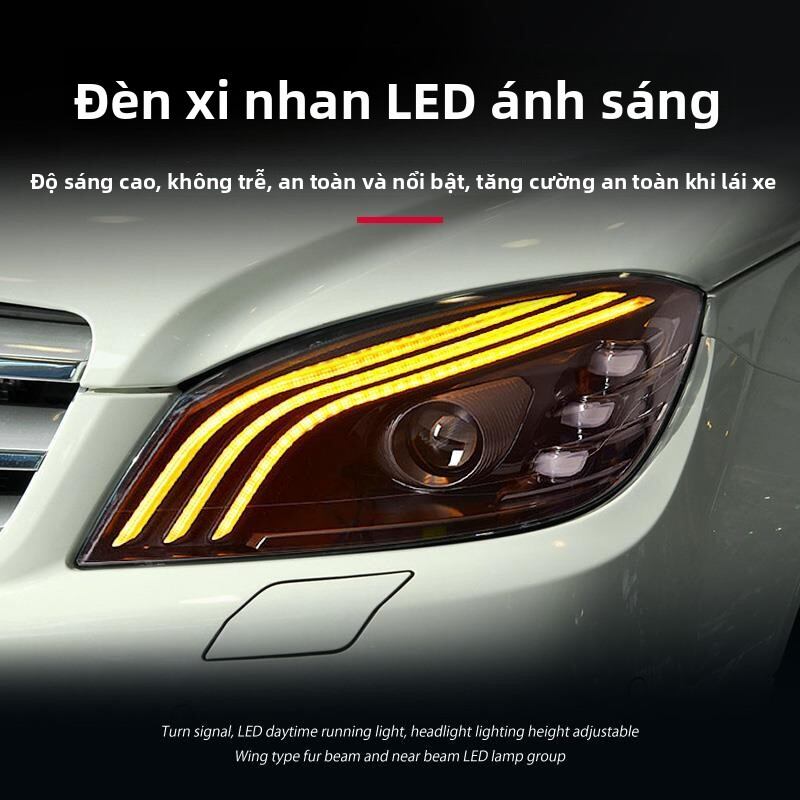 LED Headlight Conversion Kit for 2007-2010 Mercedes-Benz C-Class W204 Giá 16,888,000 Đồng*Miễn phí vận chuyển
