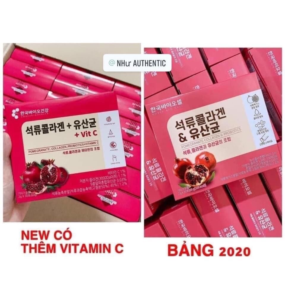 Collagen lựu đỏ hàn quốc