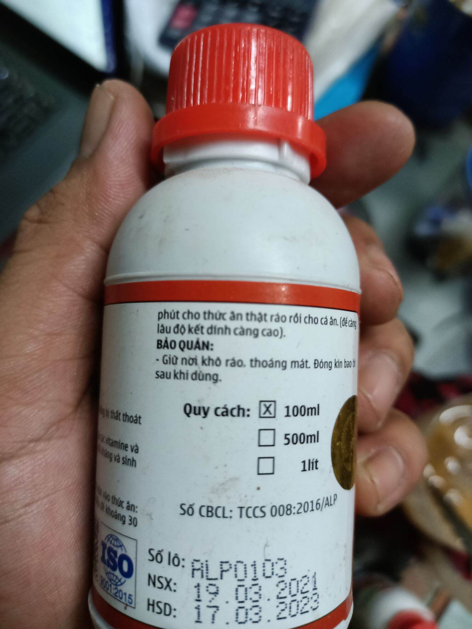 CHẤT KẾT DÍNH , DÙNG ĐỂ TRỘN CÁM CÁ ĂN GELL BEST ( HÀNG CÔNG TY )
