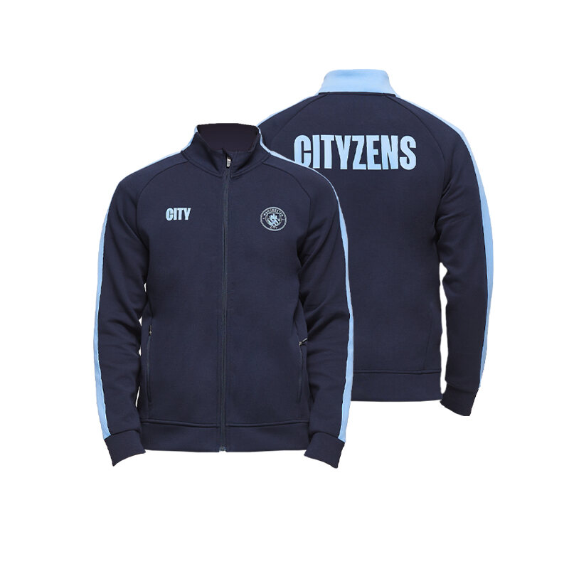 ALL STAR PARTNER | Áo Khoác Thể Thao Cố Đứng Có Huy Hiệu Manchester City