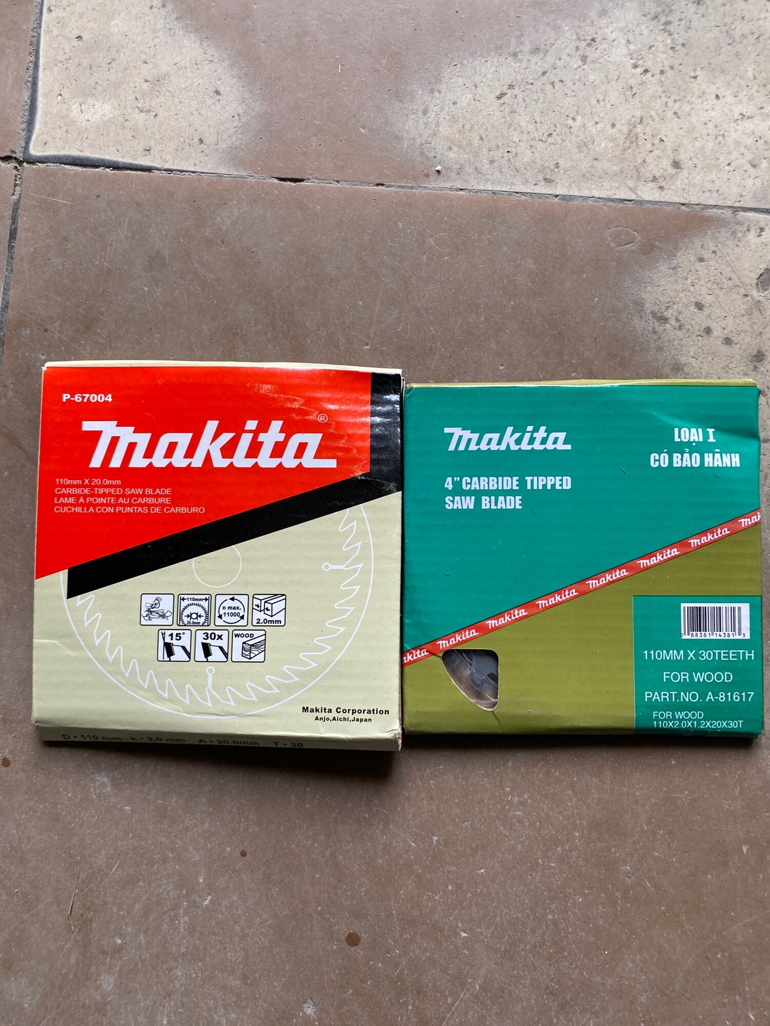 Lưỡi cắt gỗ makita phi 100