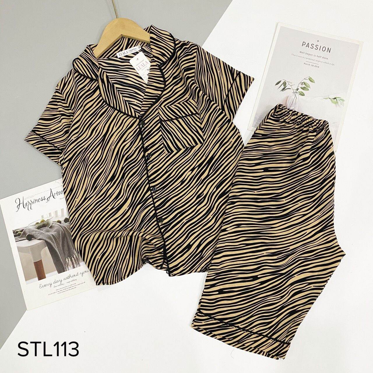 Bộ pijama lụa mango đùi, lửng cao cấp có size