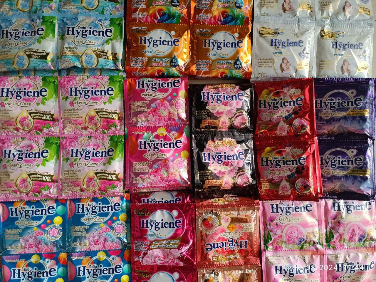 100 gói Nước xả vải hygiene thái lan lấy nhiều màu