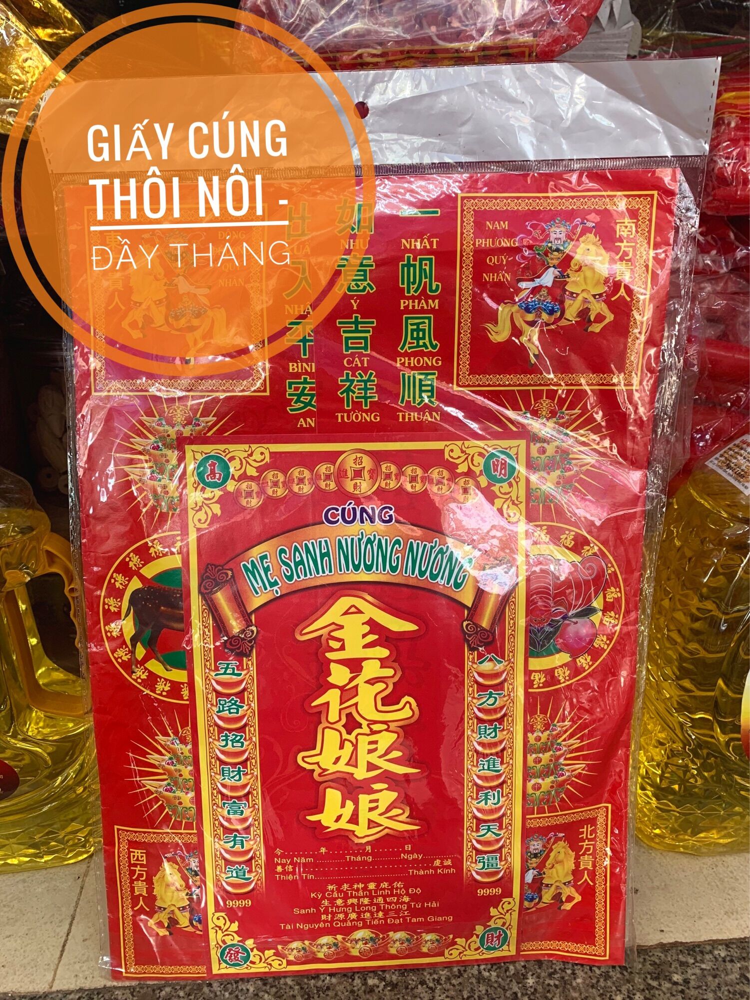 Giấy Cúng xếp sẵn tiện lợi