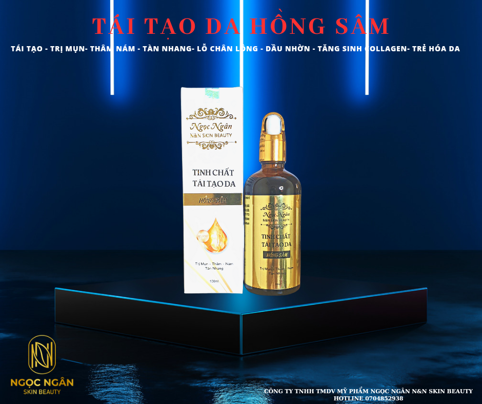 Tinh chất tái tạo da hồng sâm