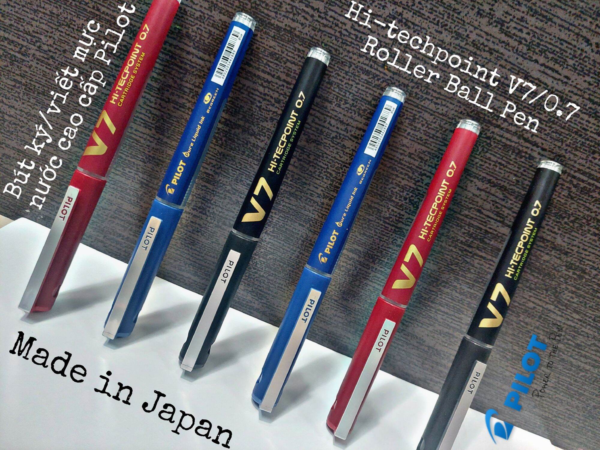 Bút ký &viết mực nước cao cấp Pilot -V7/0.7mm. Made in Japan