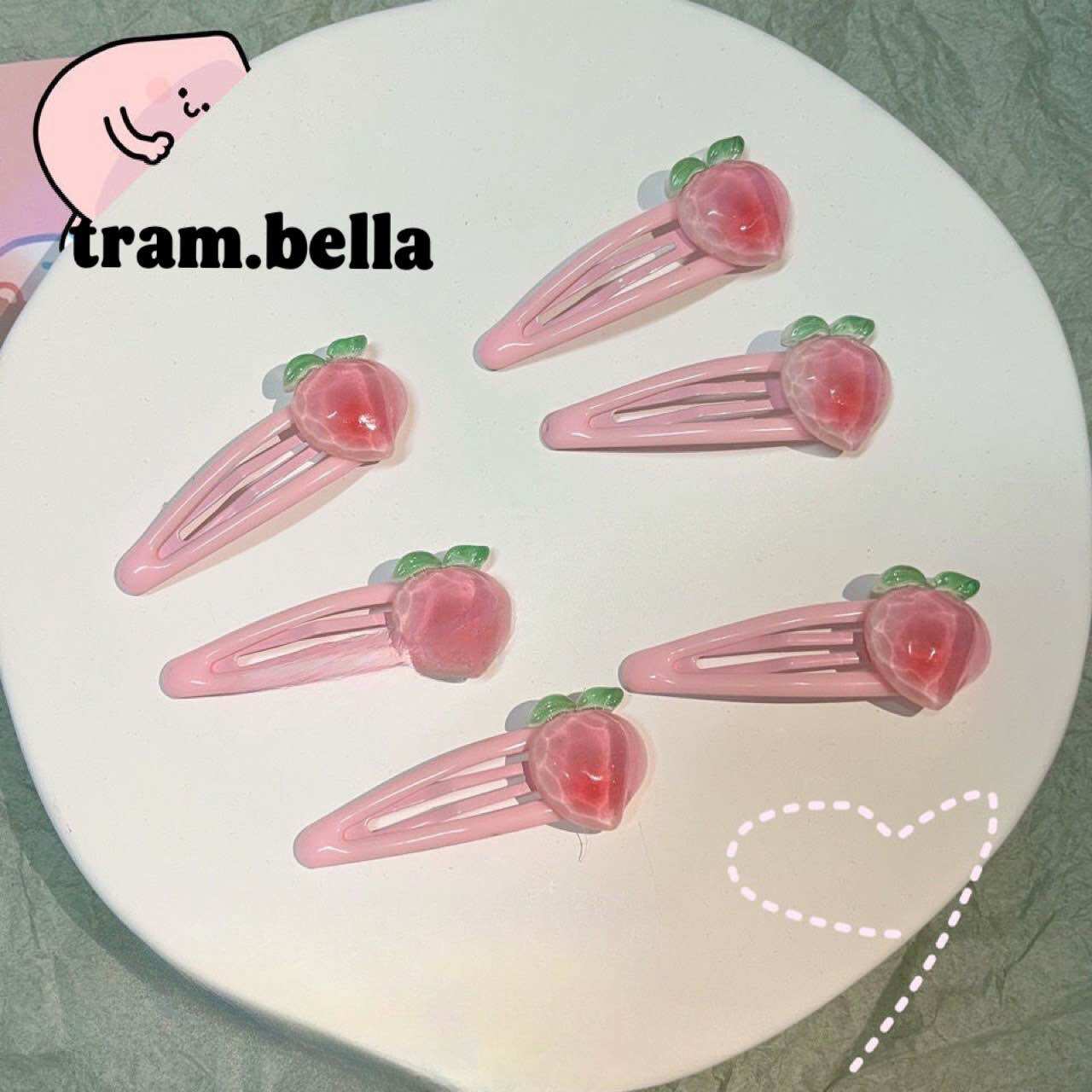 Kẹp tóc mái trái cây tram.bella