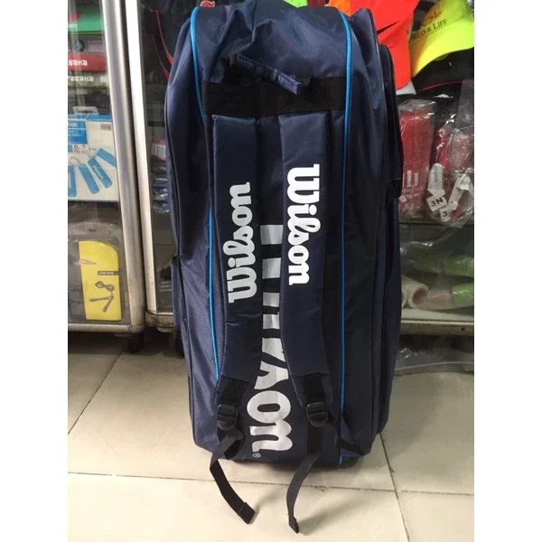 túi tennis wilson cao cấp 2 ngăn lớn