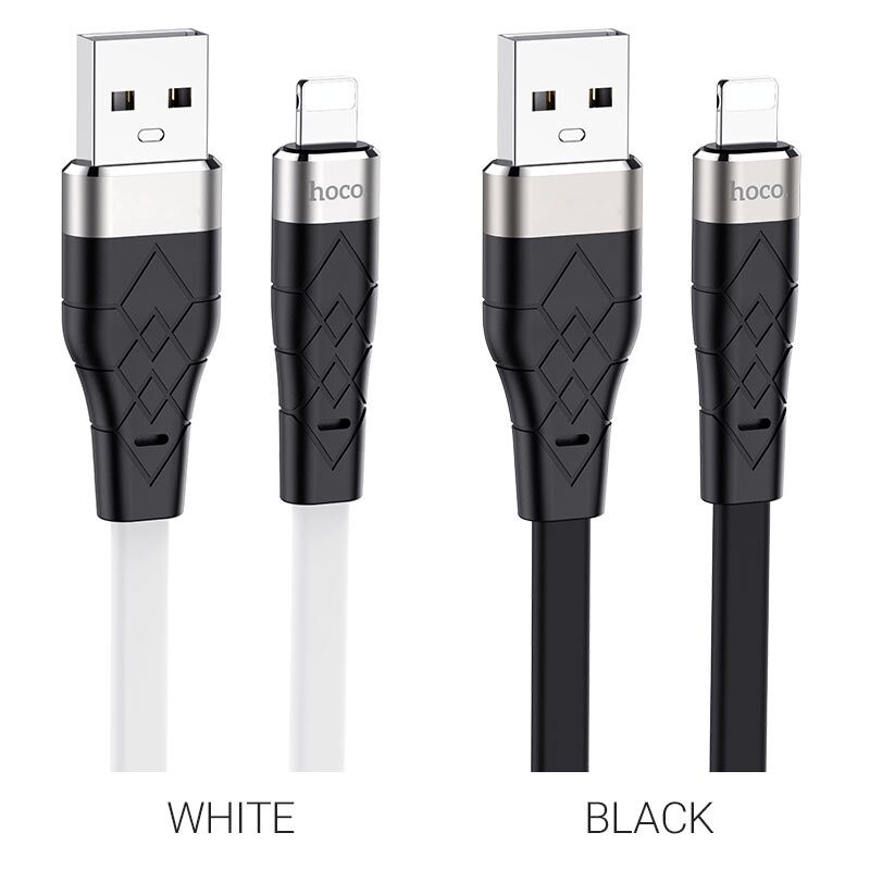 Dây cáp sạc HOCO X53,cáp sạc nhanh iPhone,ip 5,6,7,8, dây silicon dẻo chống cháy chống đứt chống dẩy
