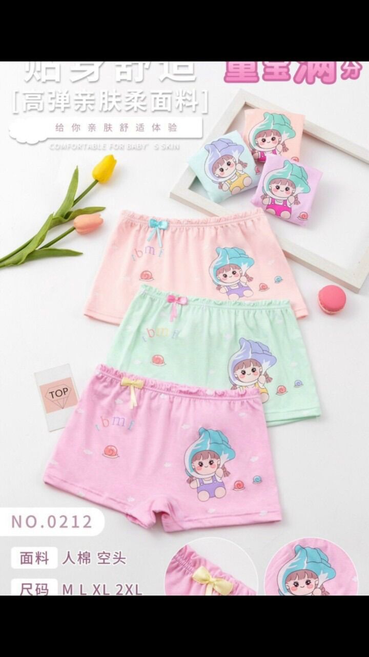 Quần chip đùi bé gái 8-25kg(1 cái)