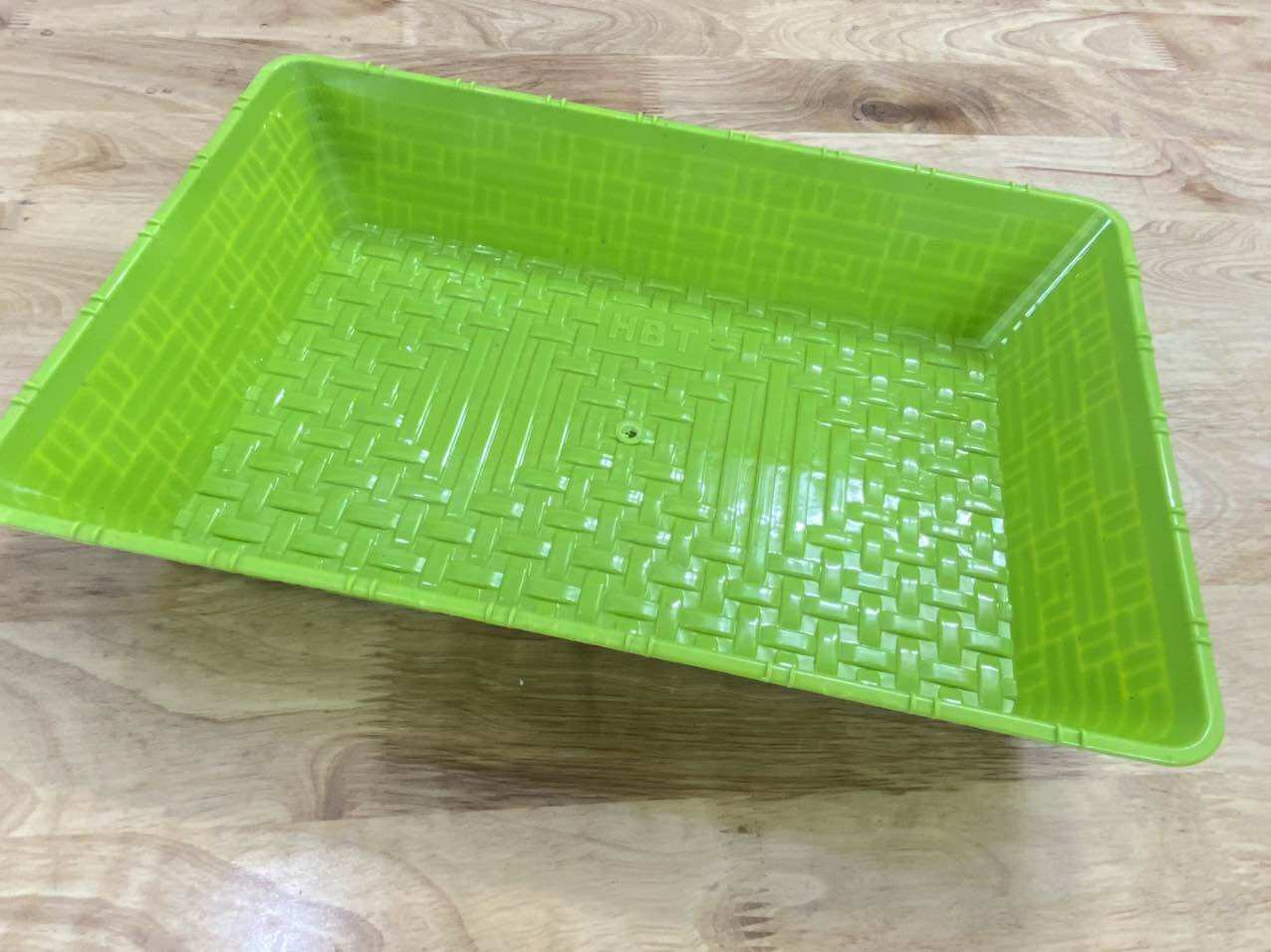 Khay giỏ quà trung màu lá mạ combo 20 cái ship