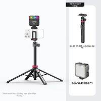 Ulanzi MT44 B Chân máy ảnh/điện thoại hỗ trợ DJI Osmo Pocket 3 Chân tripod monopod 1.5M có thể kéo dài Chân máy ảnh mini di động cho quay phim livestream