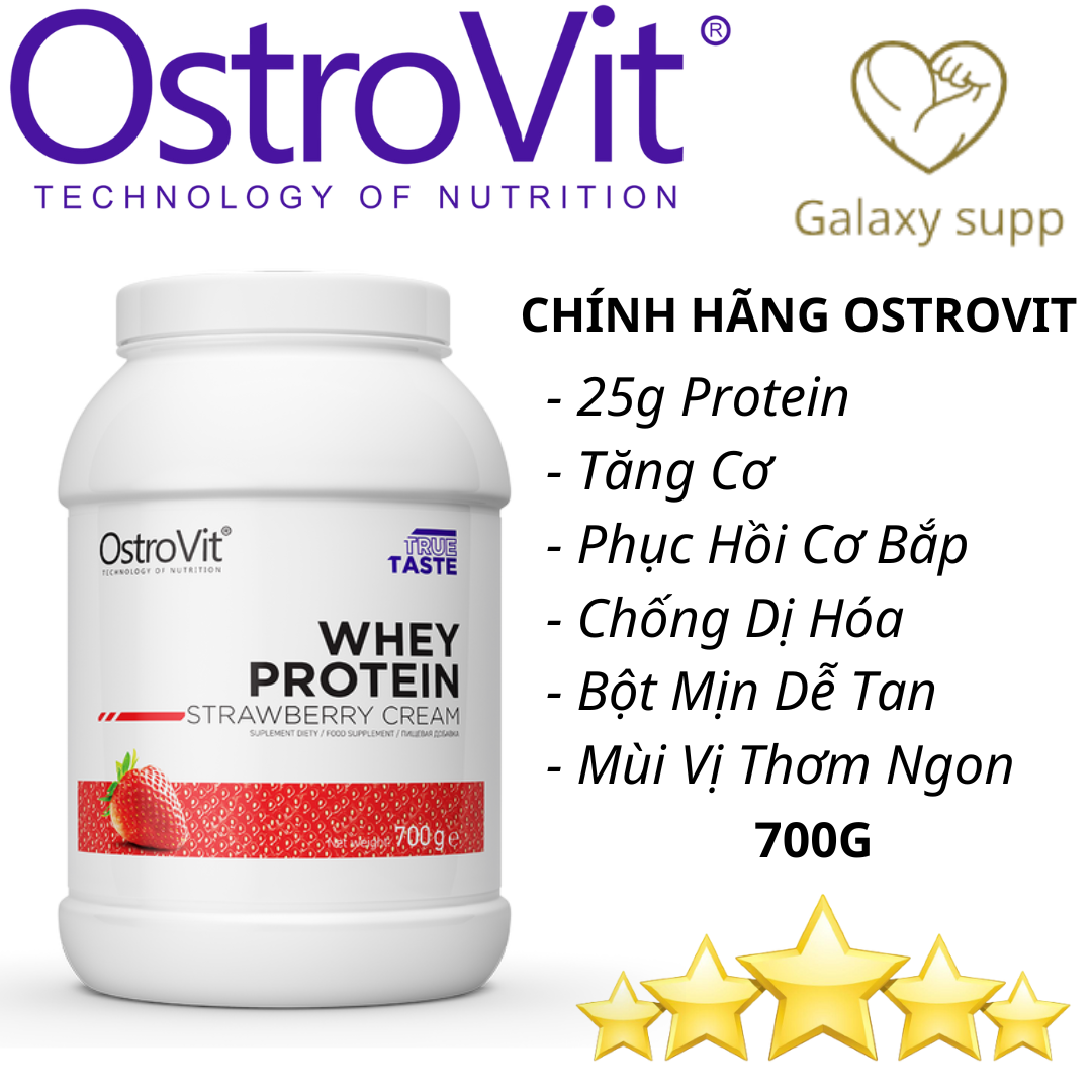 Ostrovit Whey Protein 100% Isolate Tăng Cơ Tinh Khiết 700g