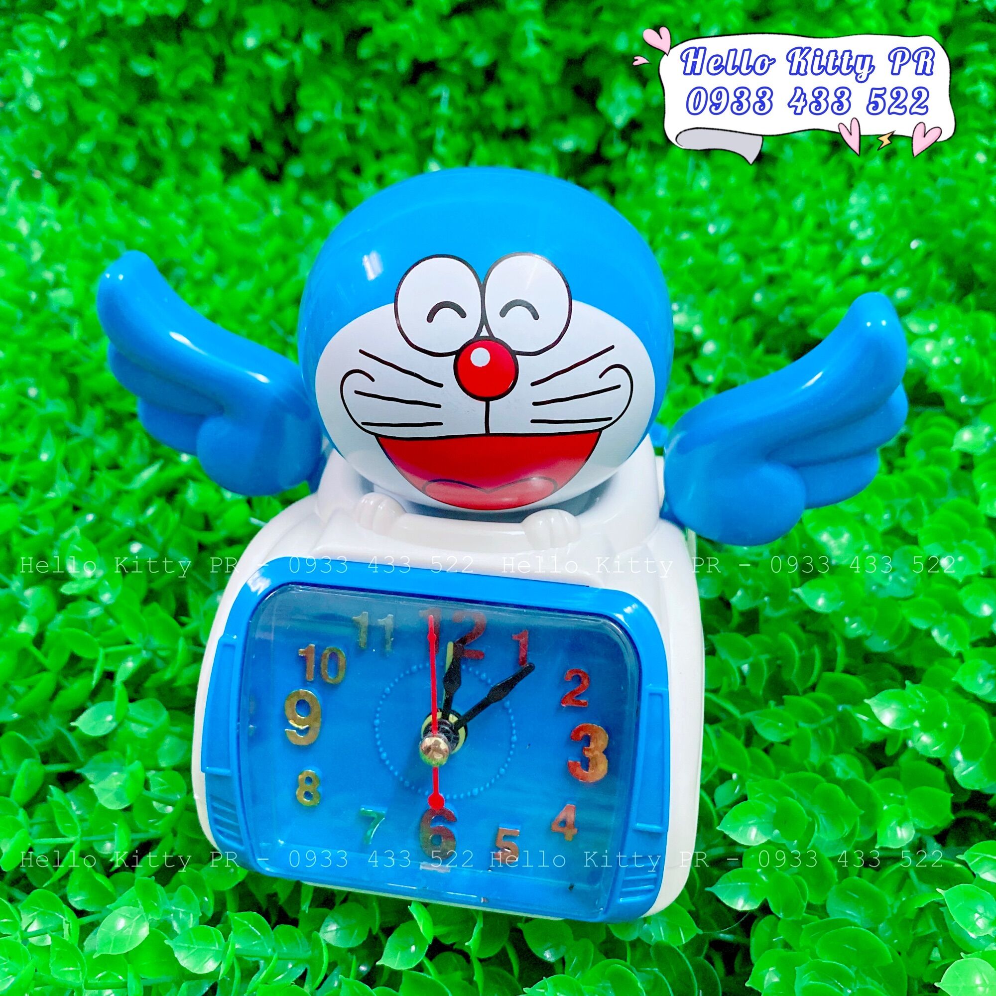 Đồng hồ báo thức Hello Kitty Doremon Doraemon