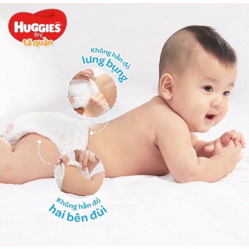 Tã bỉm quần Huggies XL 62 miếng. Date 10/2023