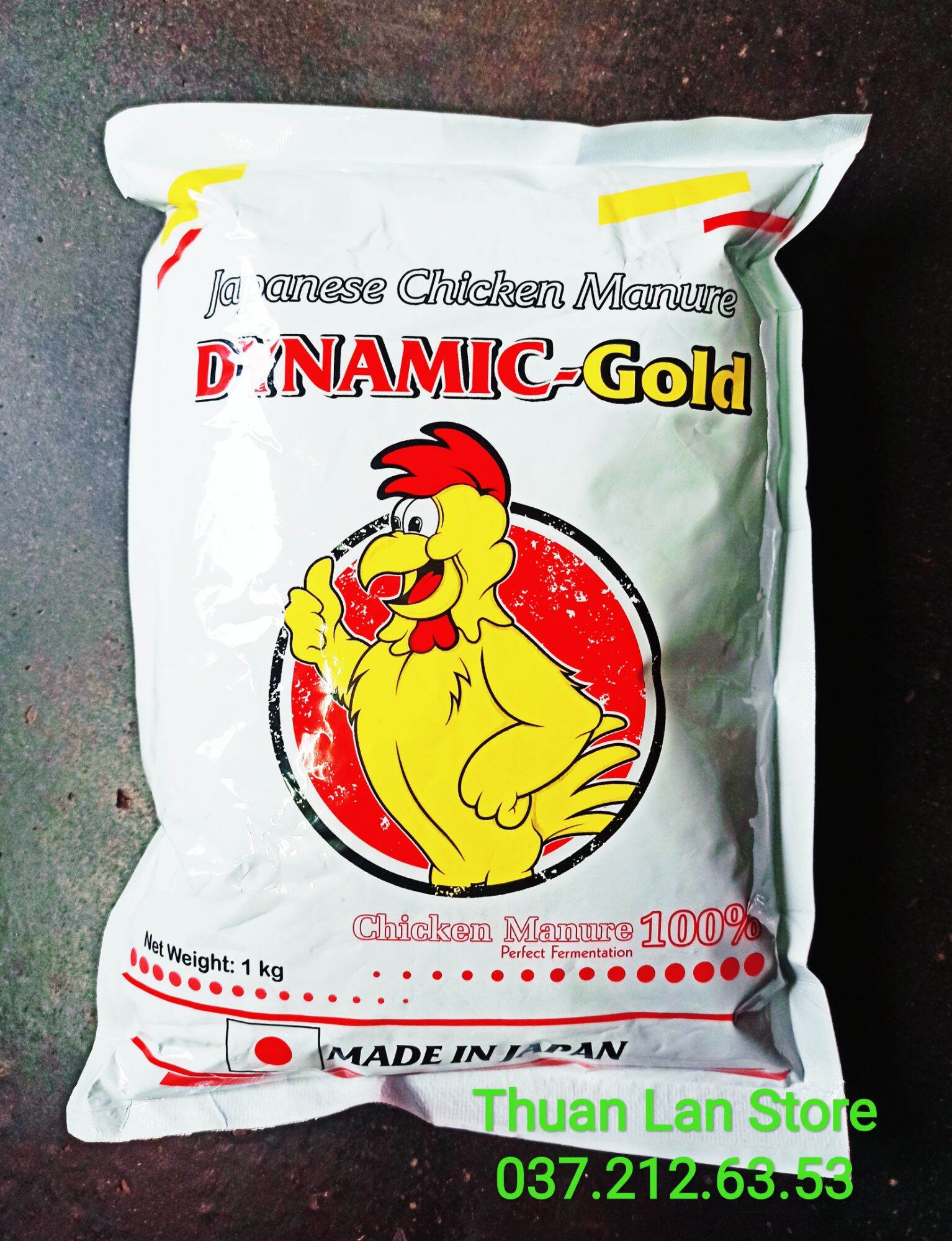 Phân bón hữu cơ gà nhật dynamic gold gói 1kg