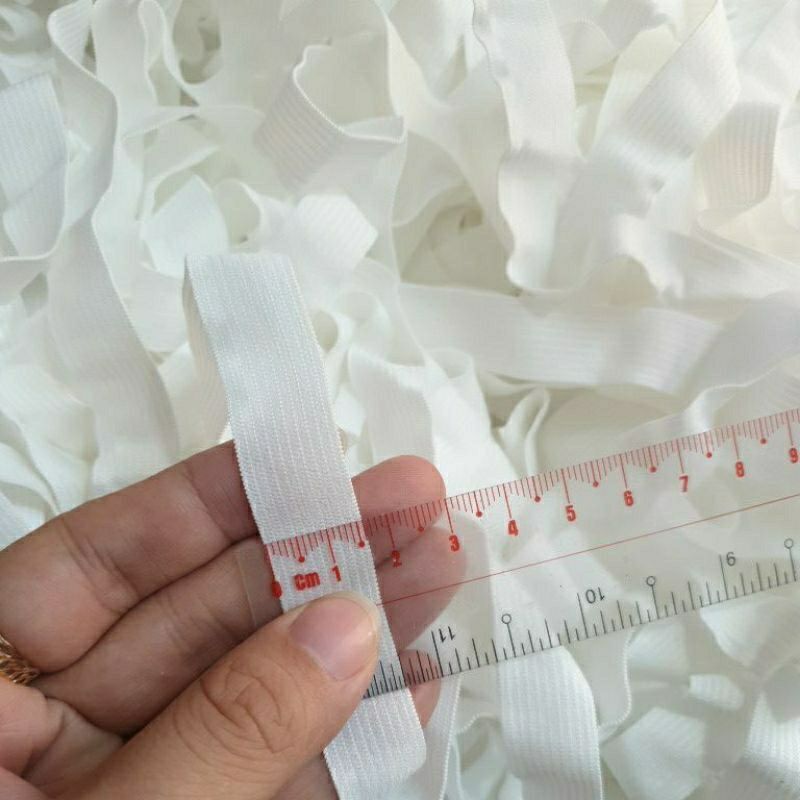 [Bó 5m - 10m] Chun ĐEN - TRẮNG bản 1cm ứng dụng trong may mặc (Noon Fashion)