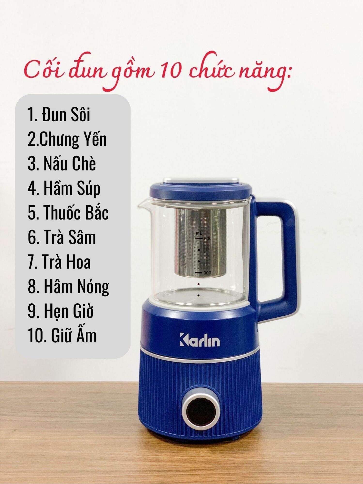 Máy Làm Sữa Hạt Mini KARLIN Thương Hiệu Đức