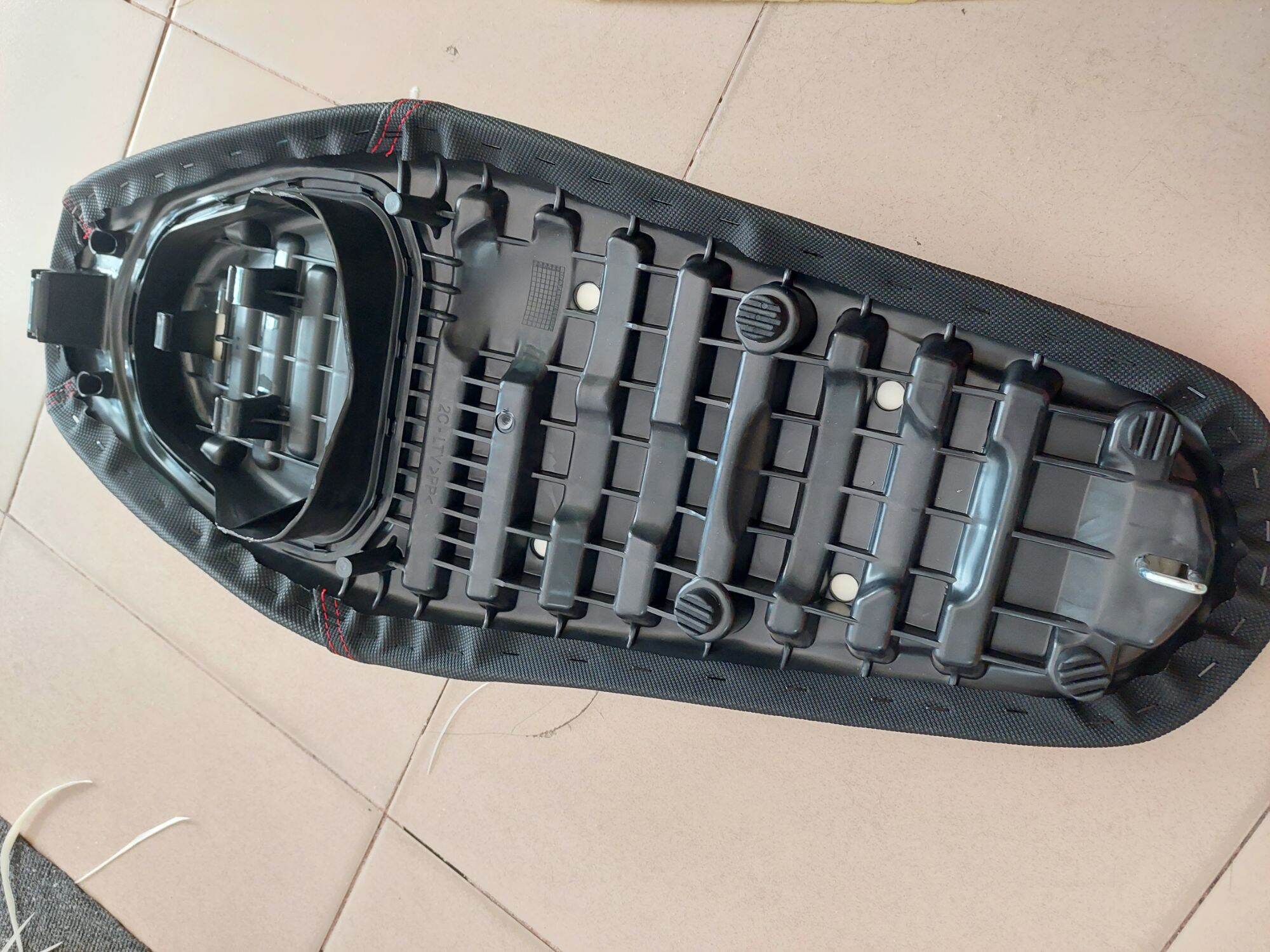 Yên xe wave A 110- Mút Trắng Liên Á, áo in ép