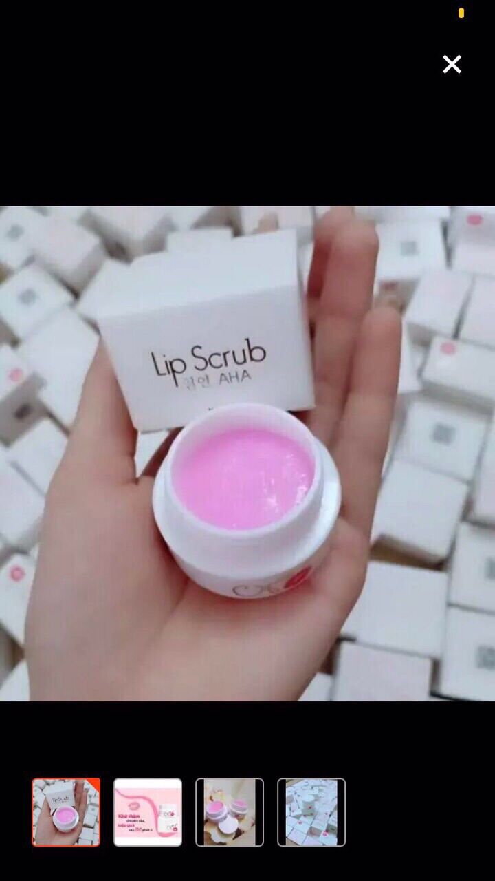 Kem làm sáng thâm quầng mắt,bọng mắt Lip Scrub