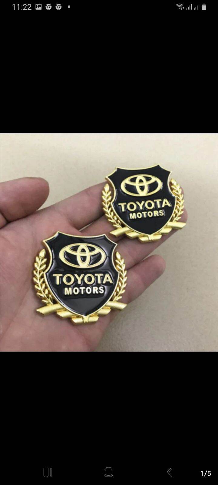 Logo bông lúa, chất liệu hợp kim đồng