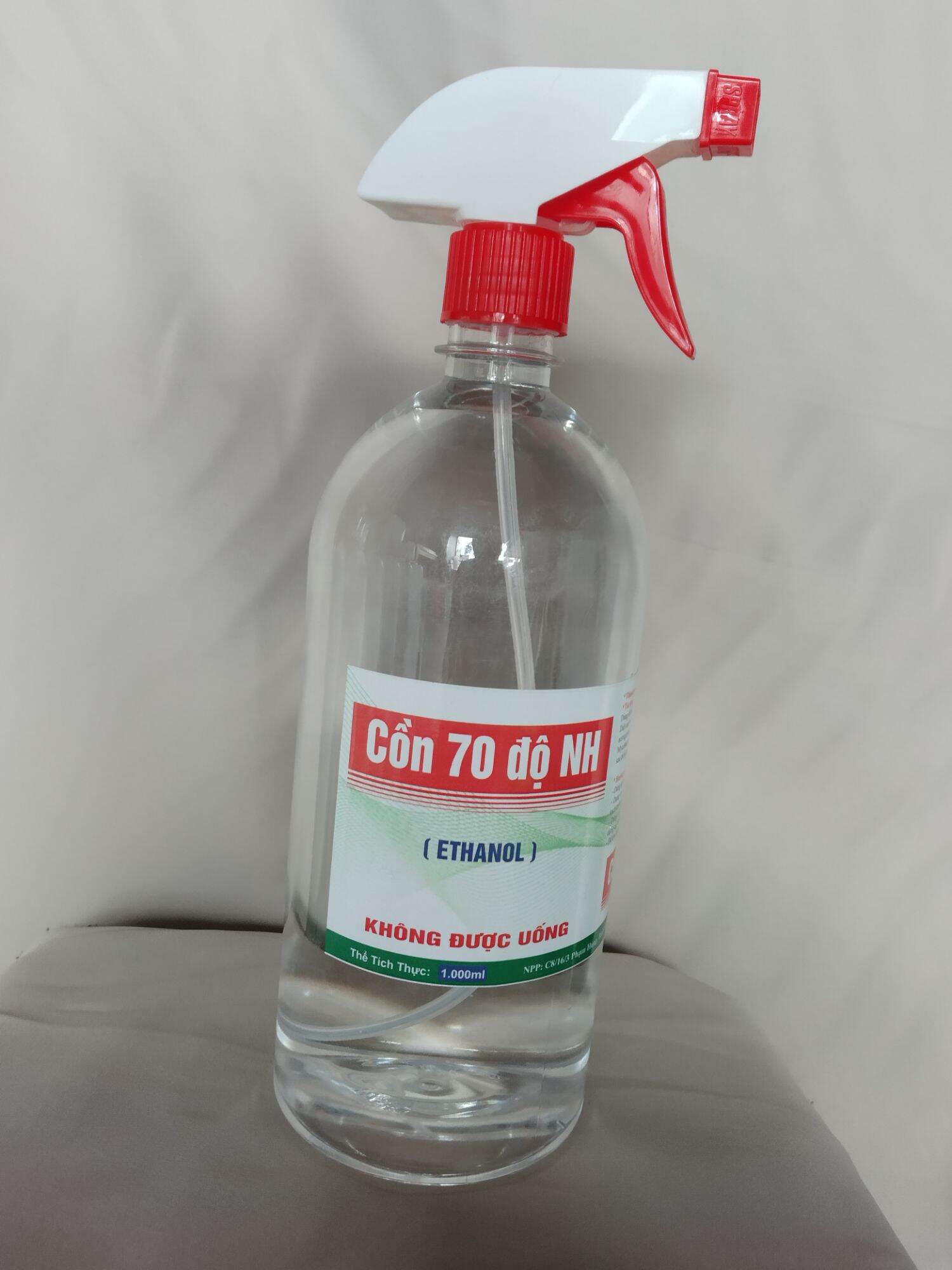 Cồn rửa tay sát khuẩn 1L Ethanol