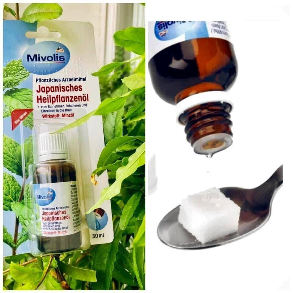 Tinh dầu bạc hà mivolis japanisches heilpflanzenöls 30ml