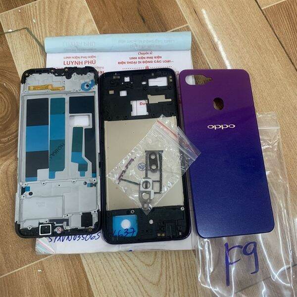 Vỏ oppo F9 bộ có khay sim