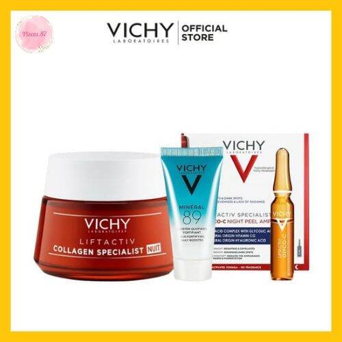 [Hcm]Bộ Kem Dưỡng Da Vichy Liftactiv Collagen Specialist - Ps87