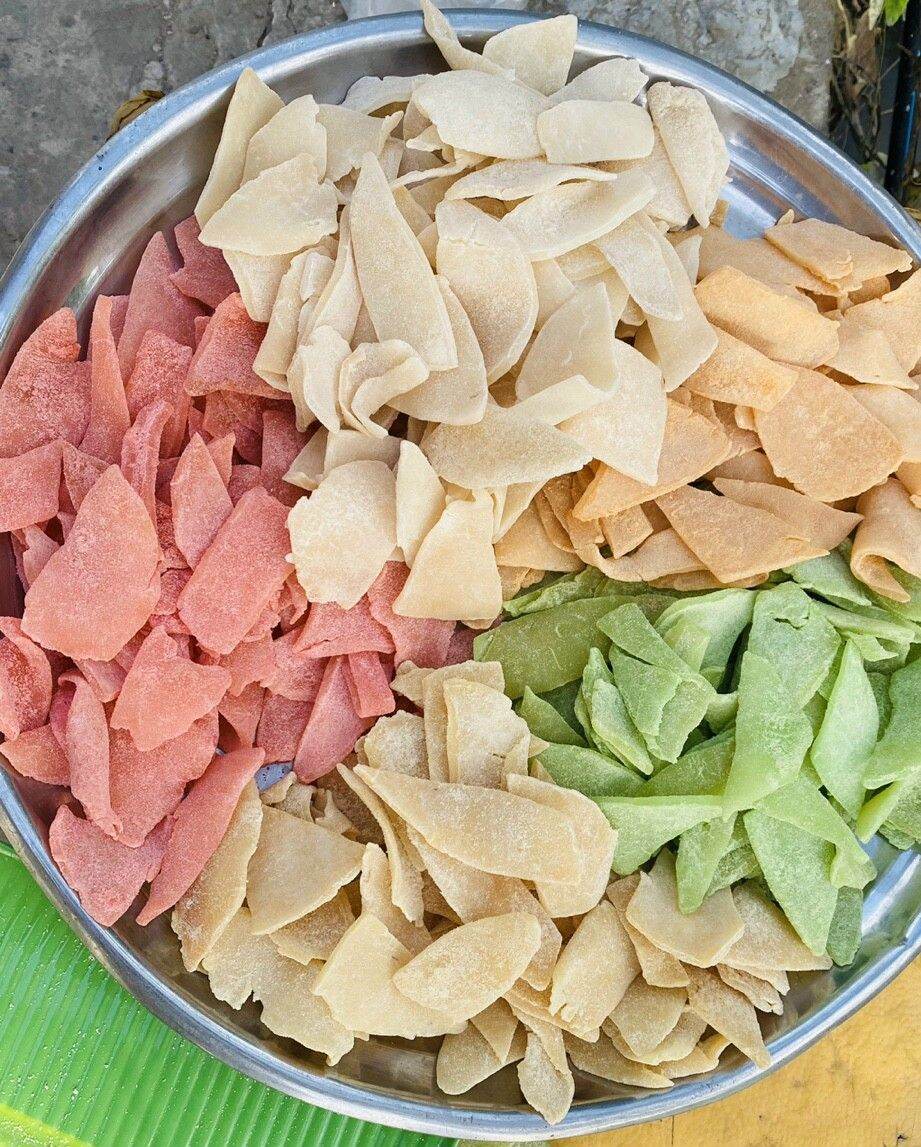 Mứt dừa non miếng mix vị  nhà làm 500g