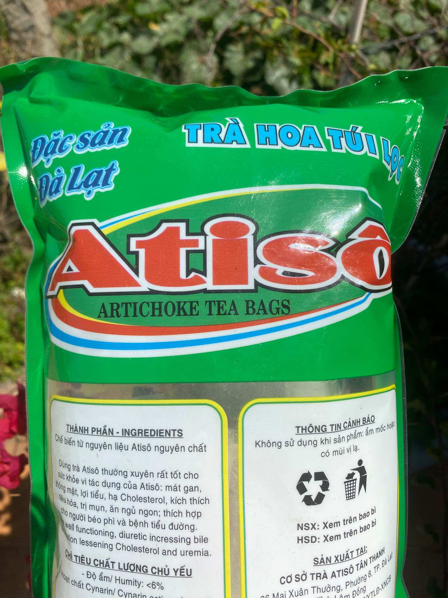 Trà Atiso đặc sản Đà Lạt (gói 100 túi lọc)