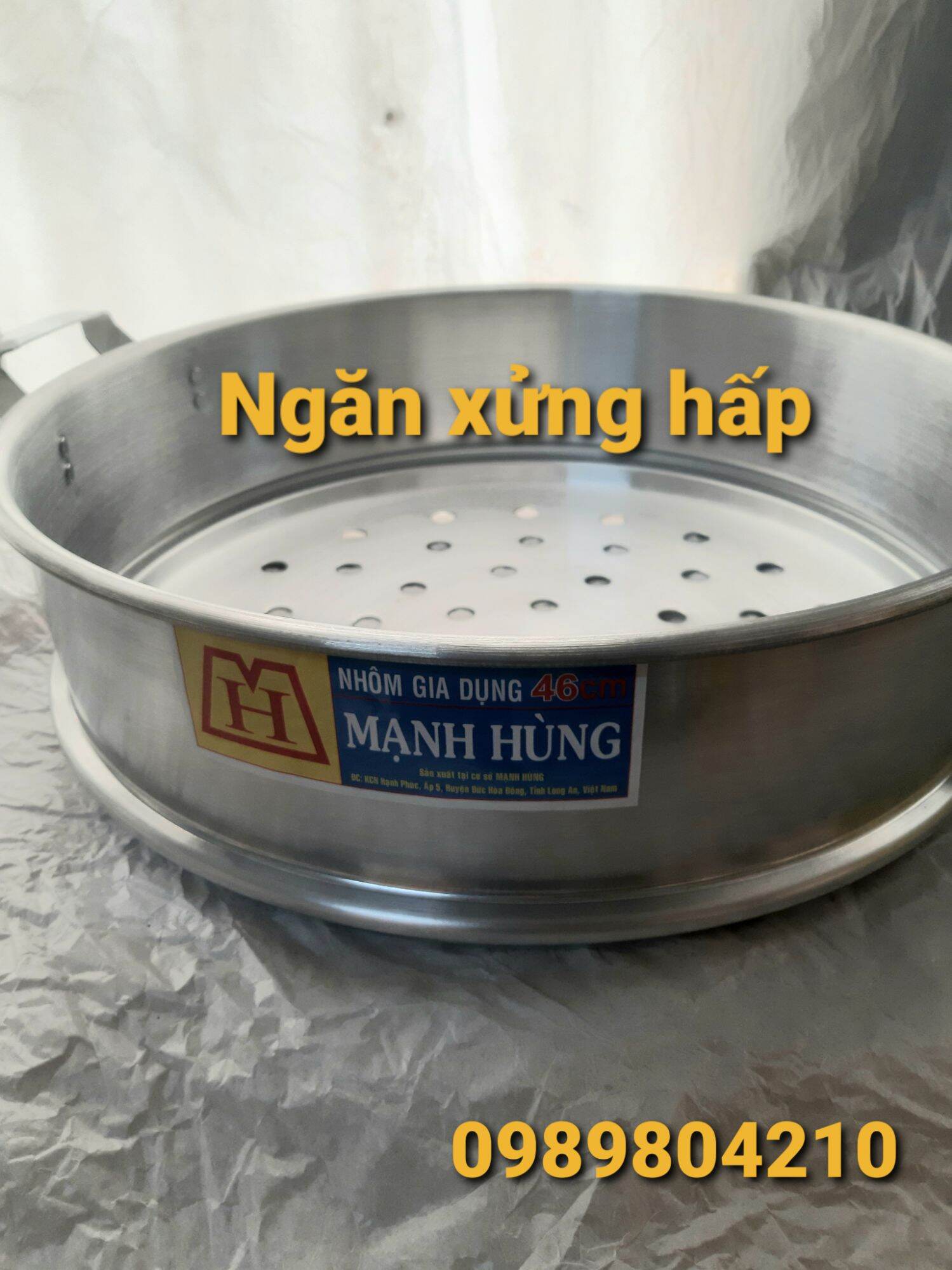 Xửng hấp nhôm Mạnh Hùng size 46cm