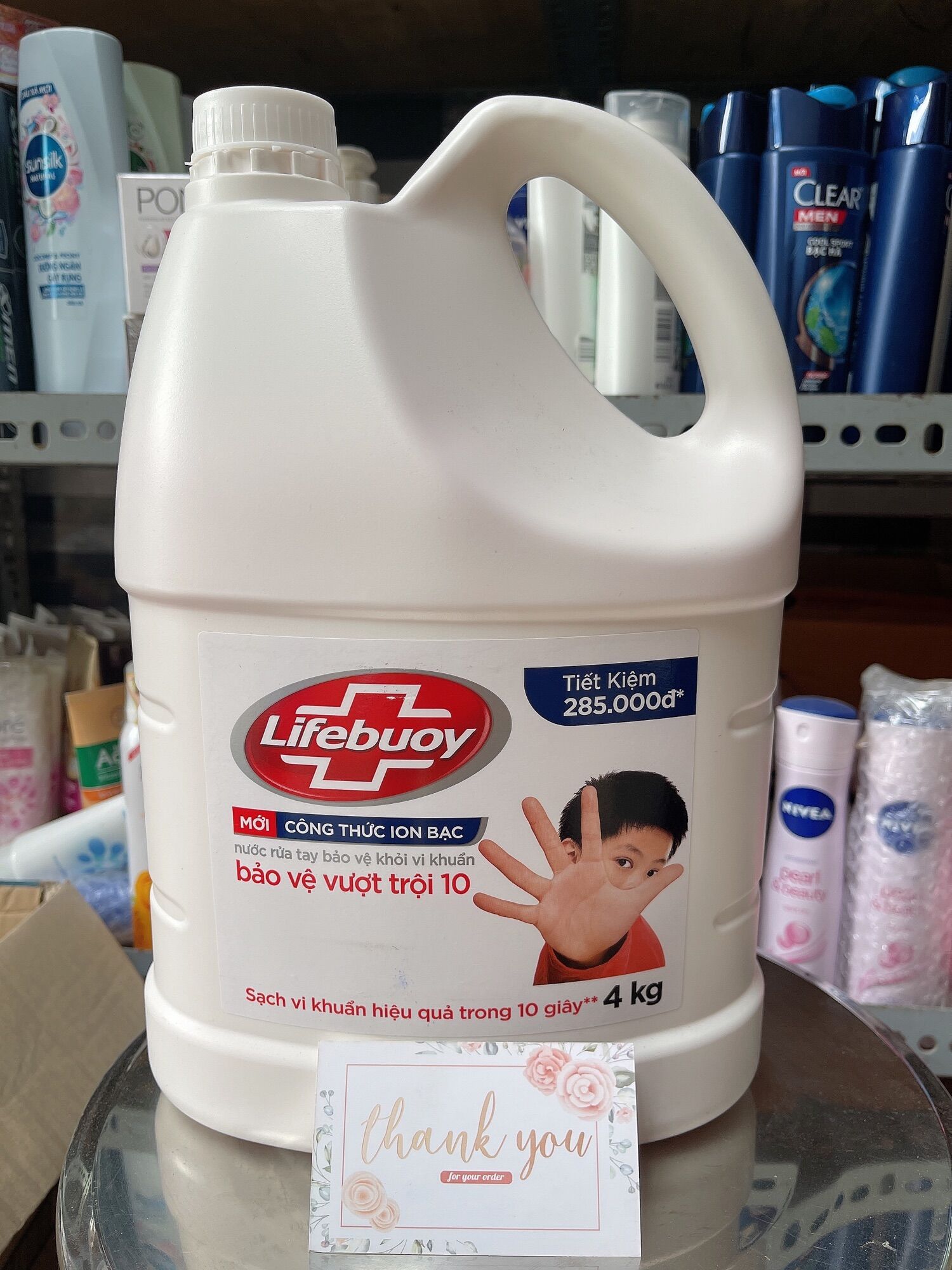 ((Mới))Nước rửa tay Can LIfebouy 4kg bảo vệ vượt trội bảo vệ mùa dịch 99% can lớn tiết kiệm hàng mới giá mới
