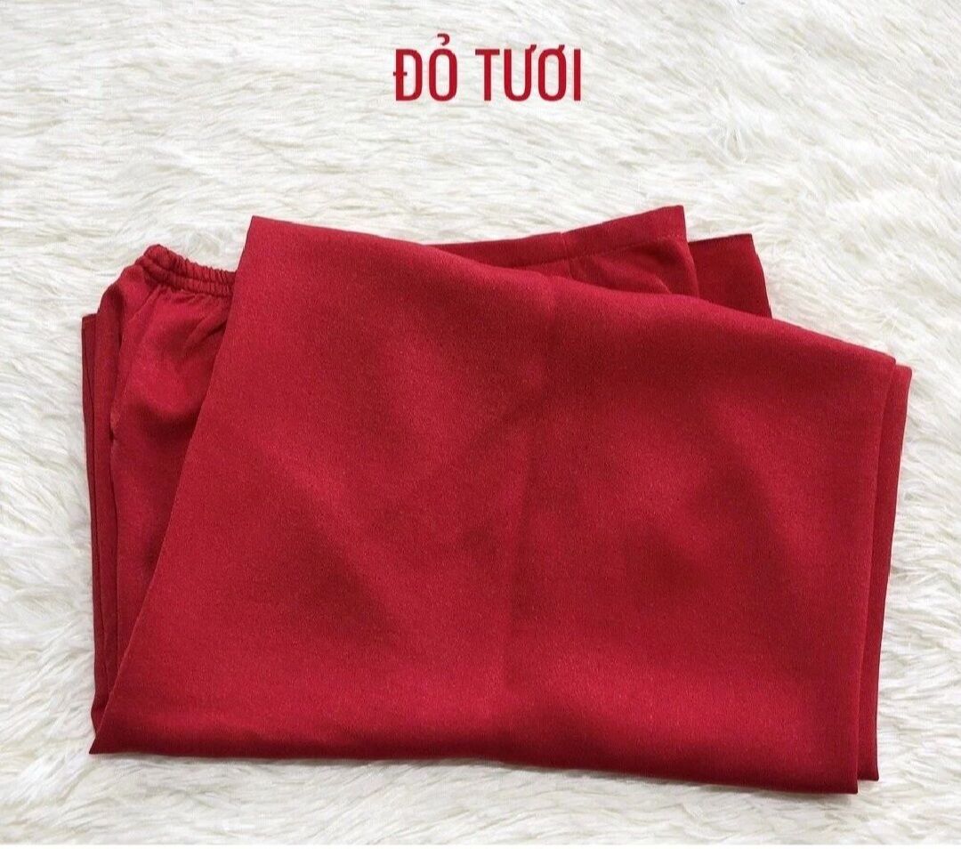 High-Quality Western Silk Long Pants with Elastic Waist at the Back