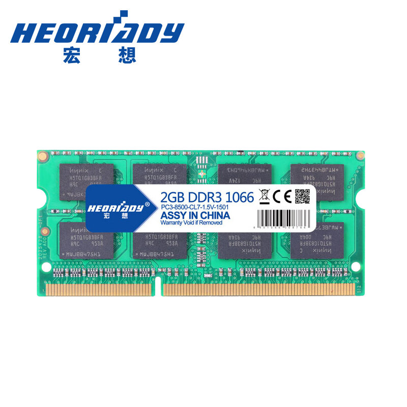 Thẻ Nhớ Máy Tính Xách Tay Hongxiang DDR3 2G 1066 1067 Tương Thích PC3 thumbnail