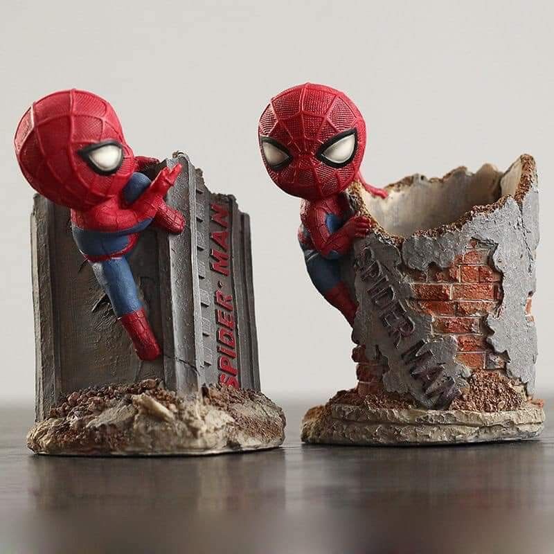 Ống cắm bút, hộp đựng bút spiderman - quà tặng siêu đáng yêu dành cho bé