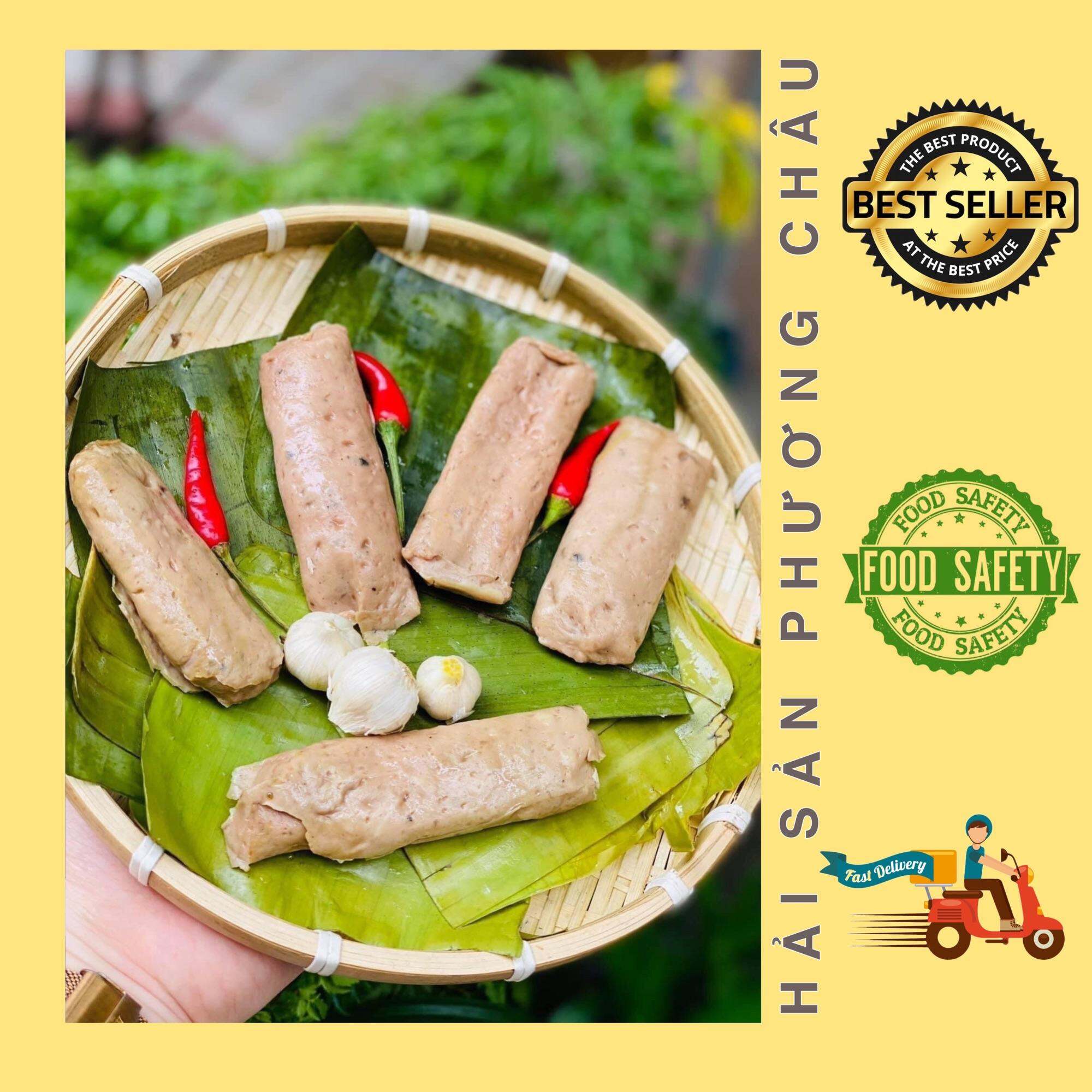 Chả bò Huế gói lá chuối set 10 cái