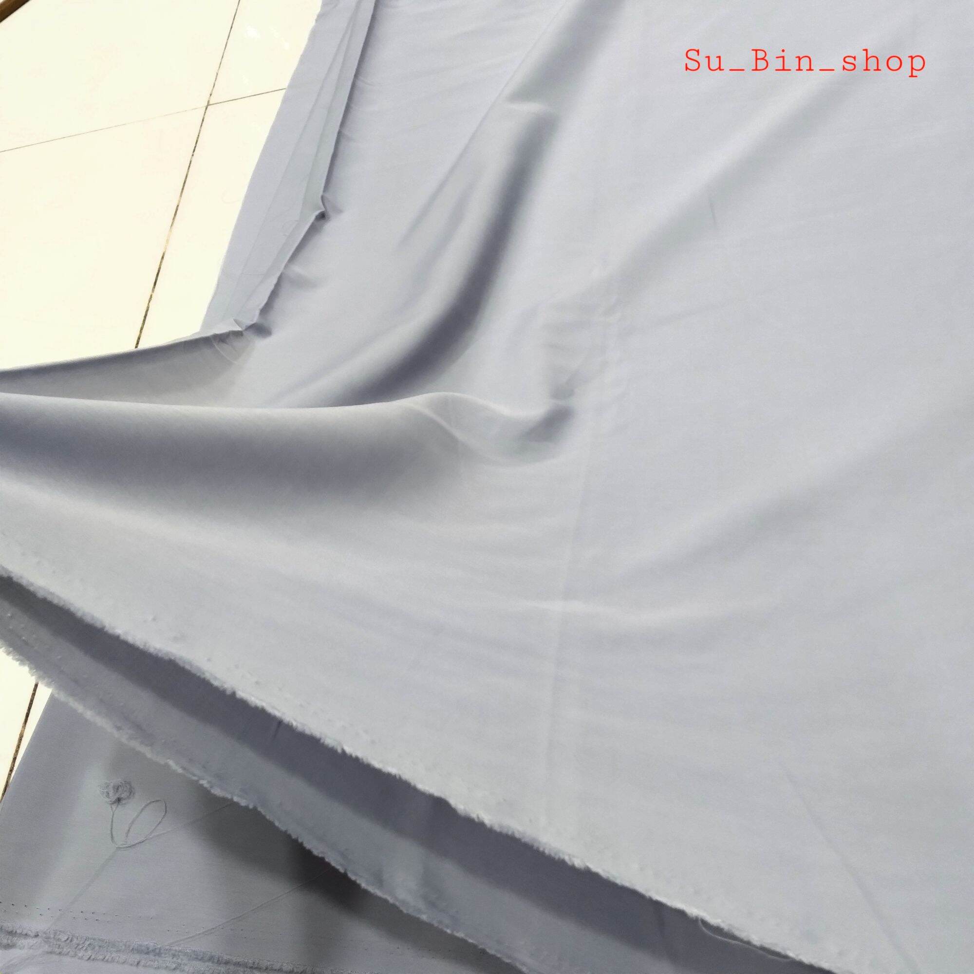 Vải kate silk màu Xám may đồ đi chùa
