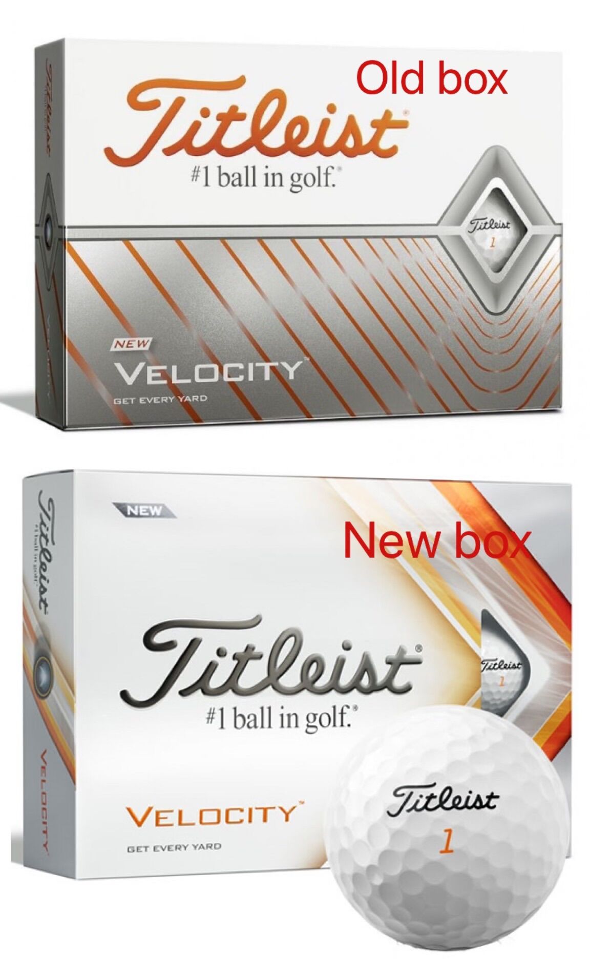 [Chính Hãng] BÓNG GOLF TITLEIST VELOCITY - T8025S