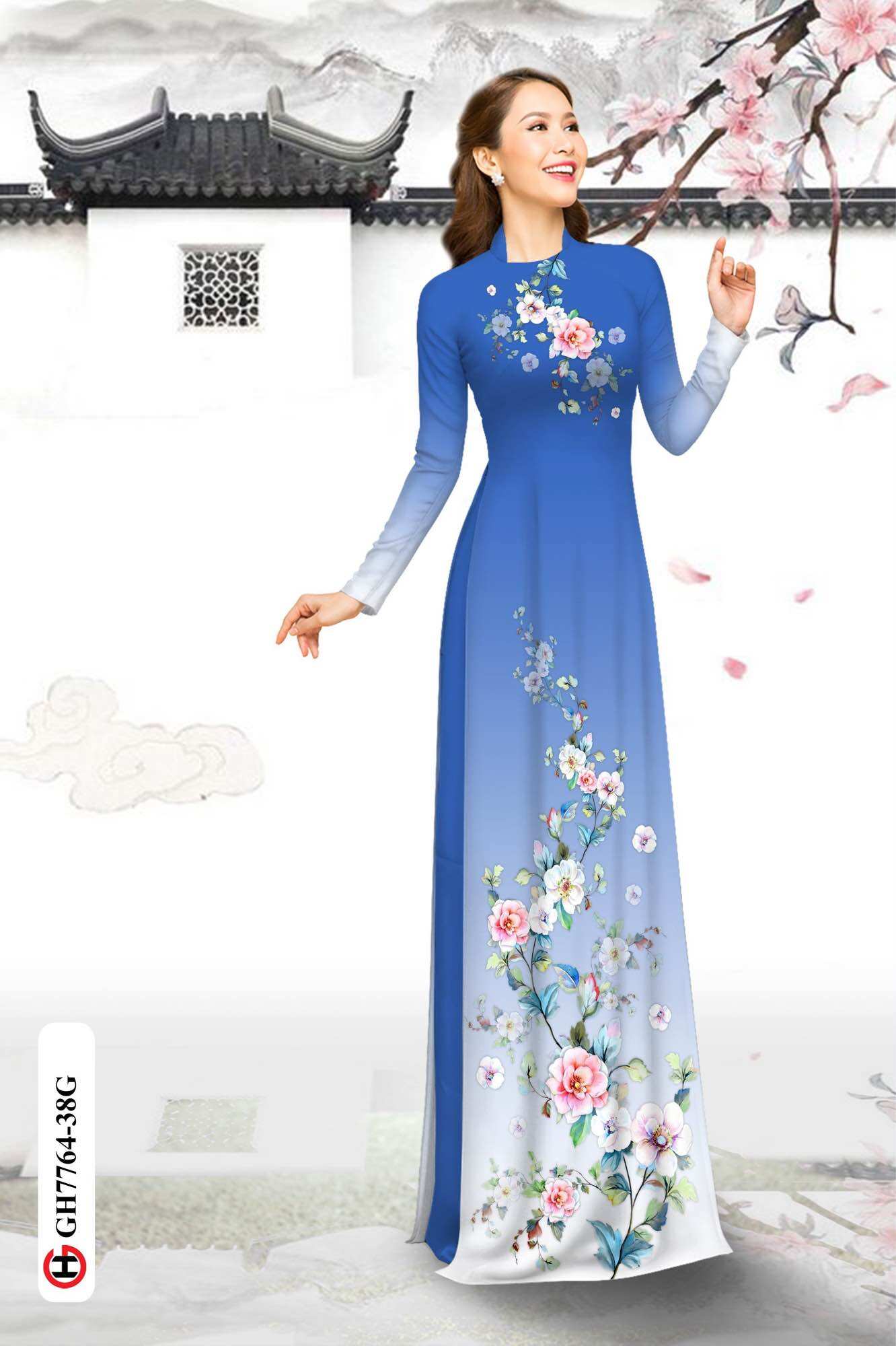 Vải áo dài in 3D