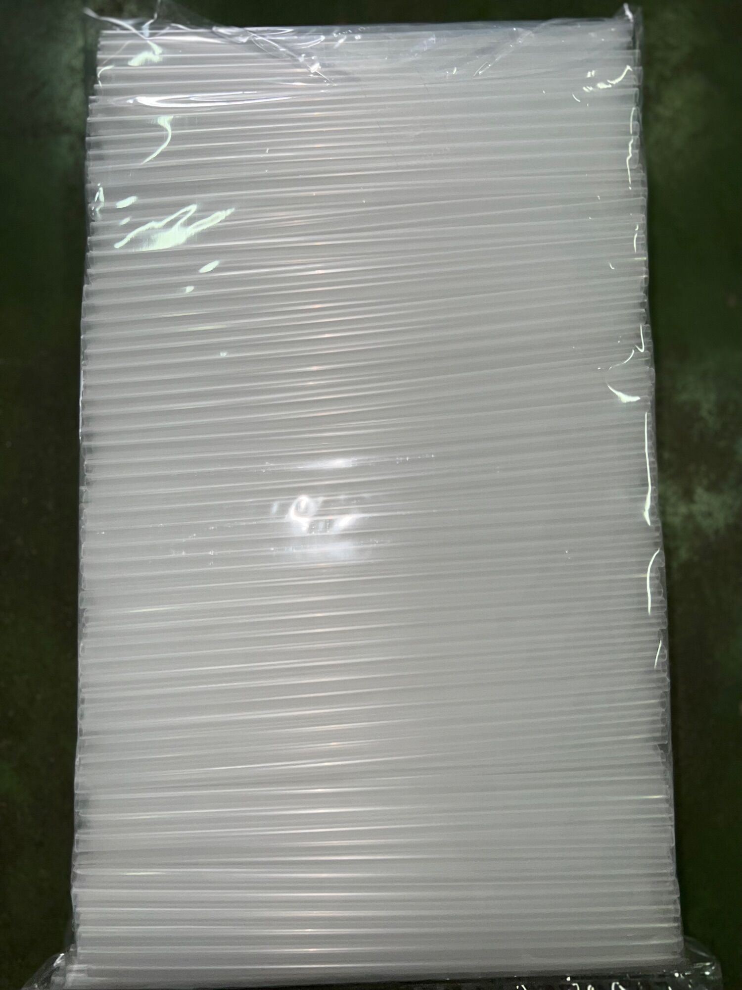 Ống hút thẳng phi 6 trắng trong