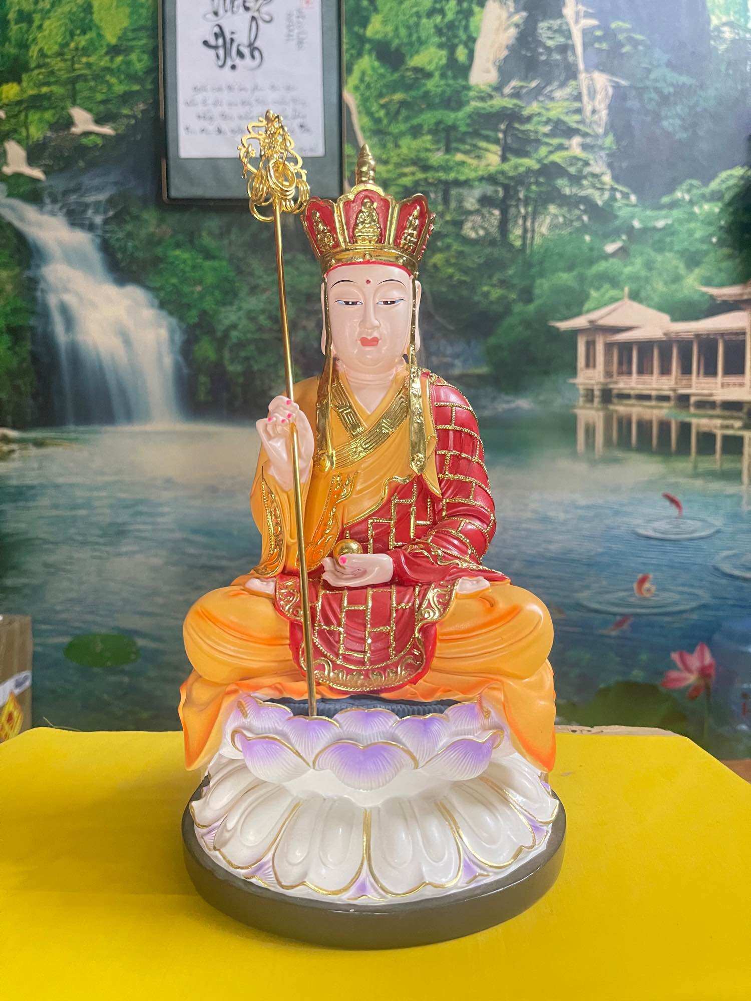 Tượng Địa Tạng cao 30cm
