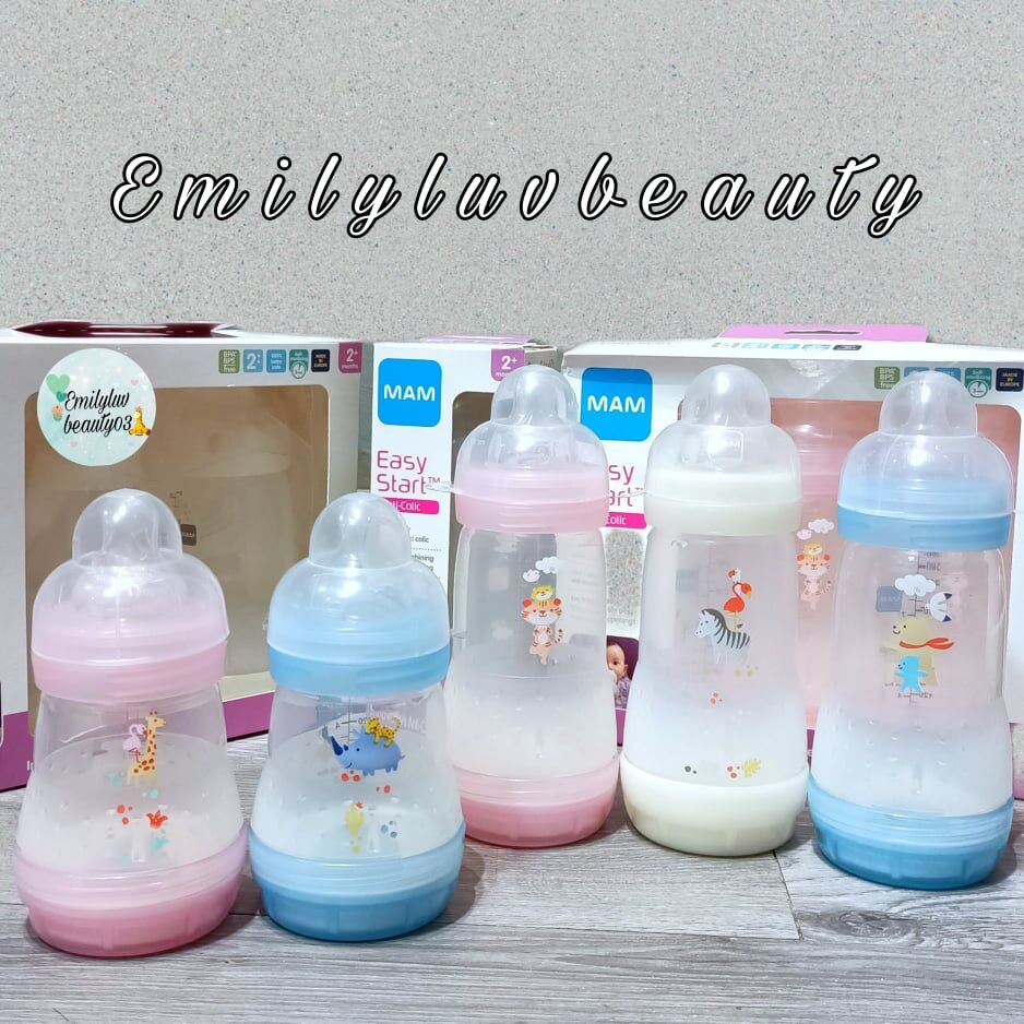 Bình sữa chống đầy hơi MAM 160ml/260ml