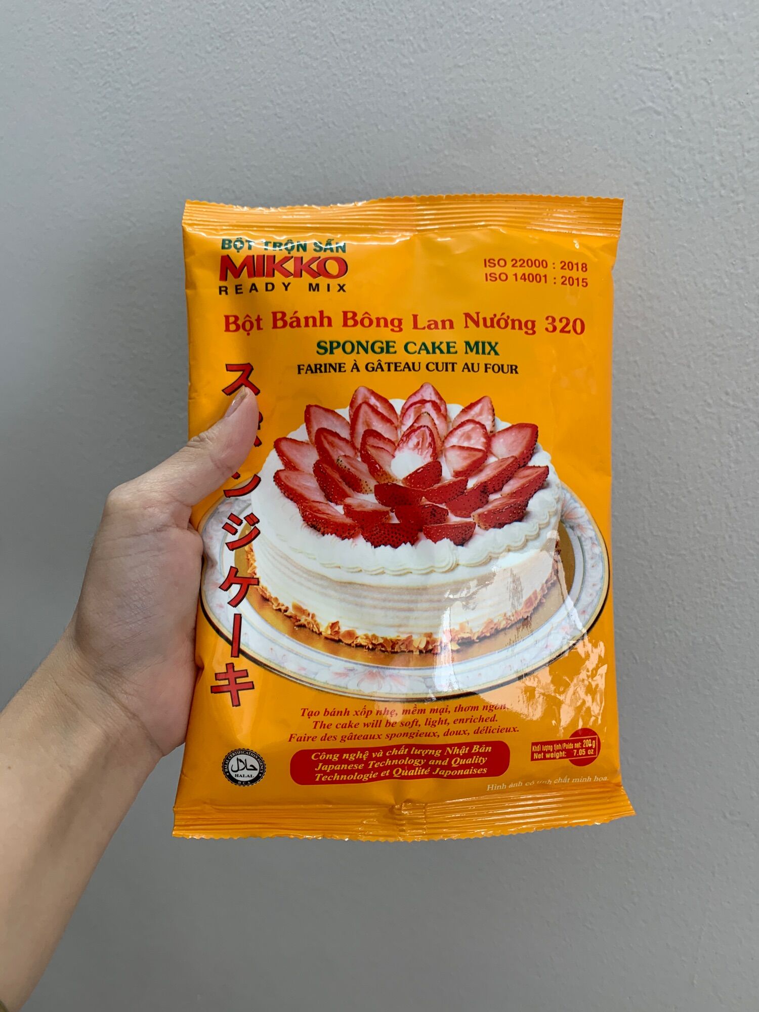 Bột bánh bông lan Mikko