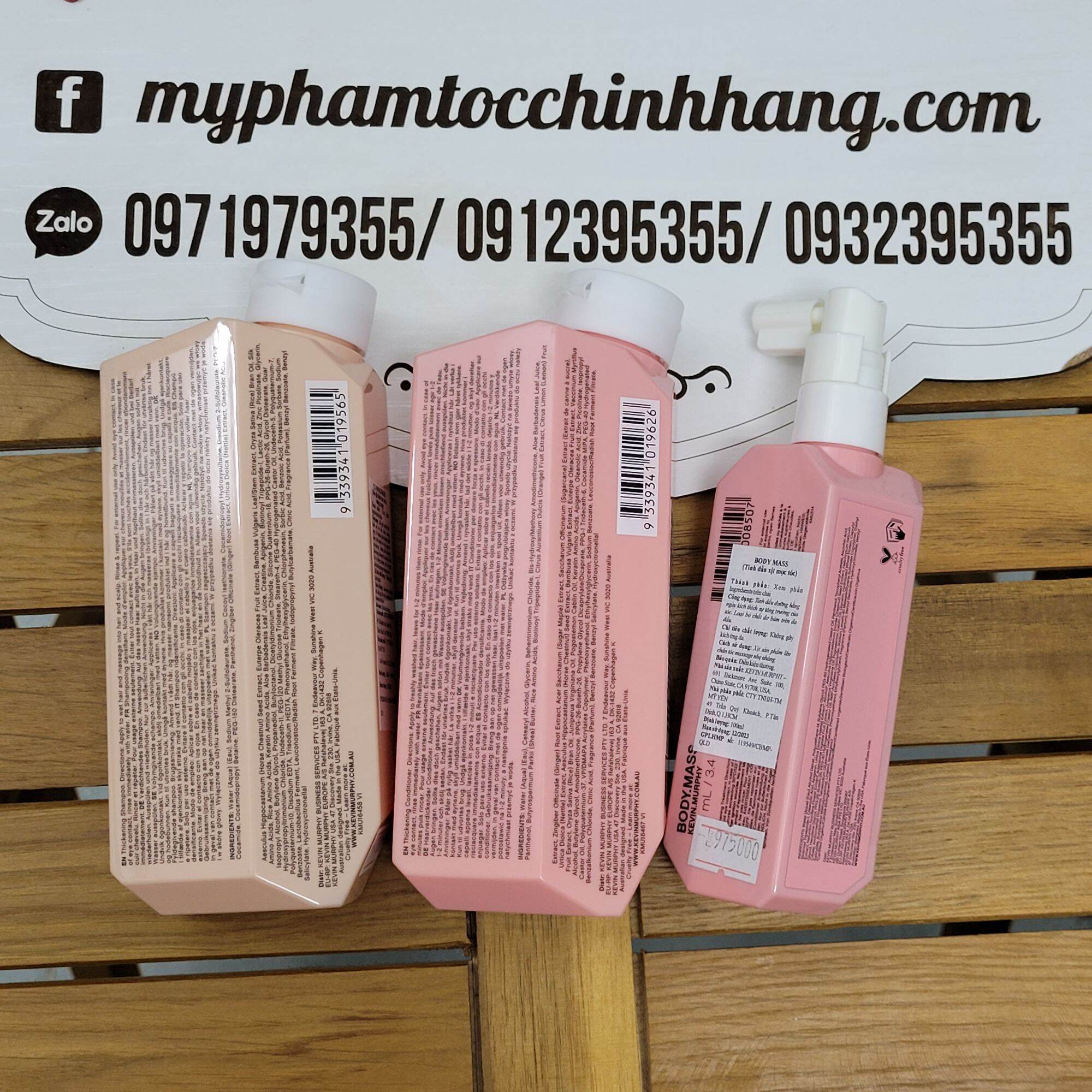 0TINH DẦU XỊT MỌC TÓC KEVIN MURPHY BODY MASS 100ML