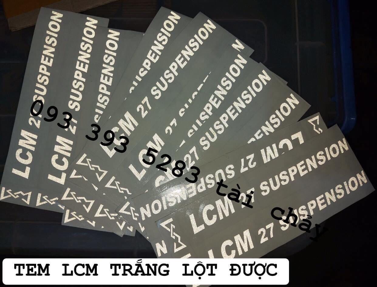 Tem lcm trong suốt phản quang