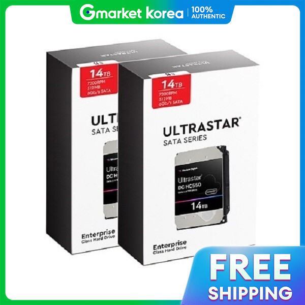 Ổ cứng máy tính SSD HDD WD - Sandol Wuh721814Ale6L4 2Pack Ultrastar Hdd 14Tb Dc Hc550 Sata Bảo Hành 3 Năm Wuh721814Ale6L4 Giá 38,607,750 Đồng*Miễn phí vận chuyển
