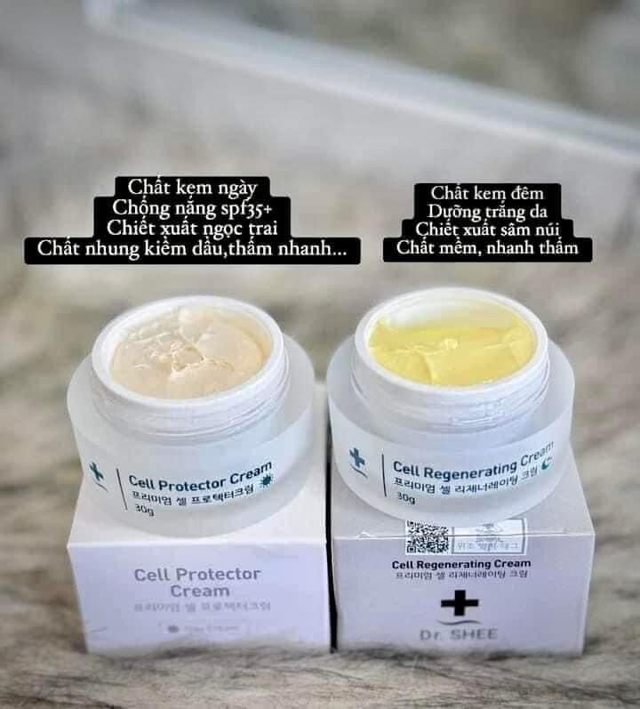 Combo kem ngày đêm Dr.Shee