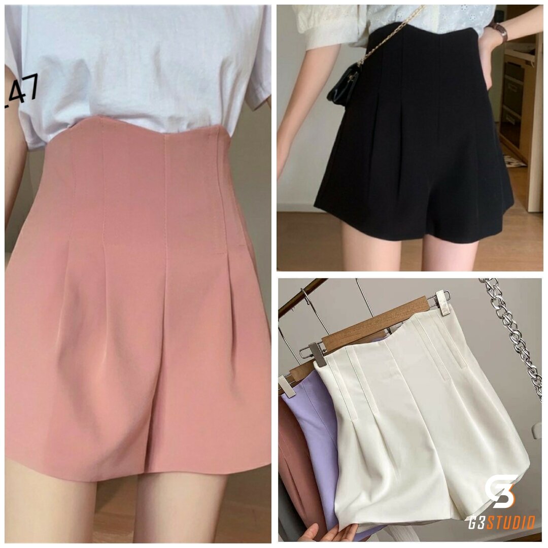 [Nhập RAISINGSTAR18, giảm 30k cho đơn 99k]quần short 2 ly cạp cách điệu 628